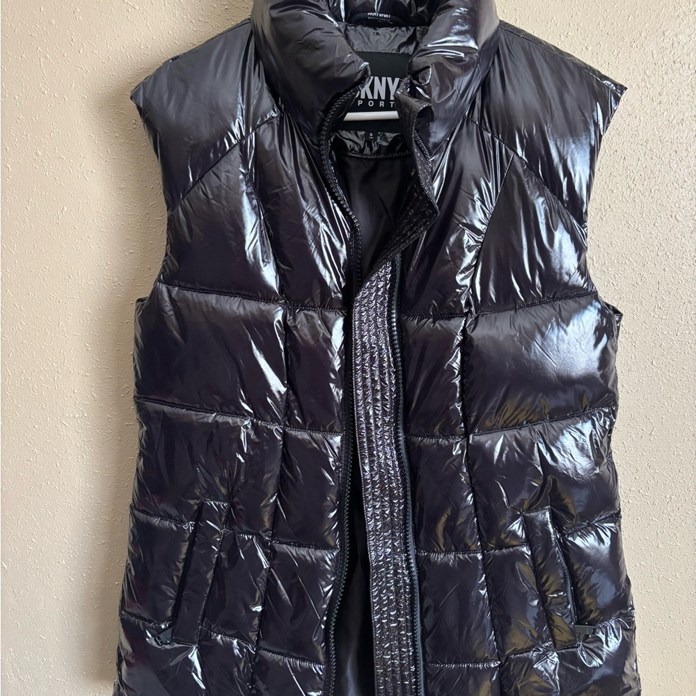 DKNY Sport Black Puffer Vest